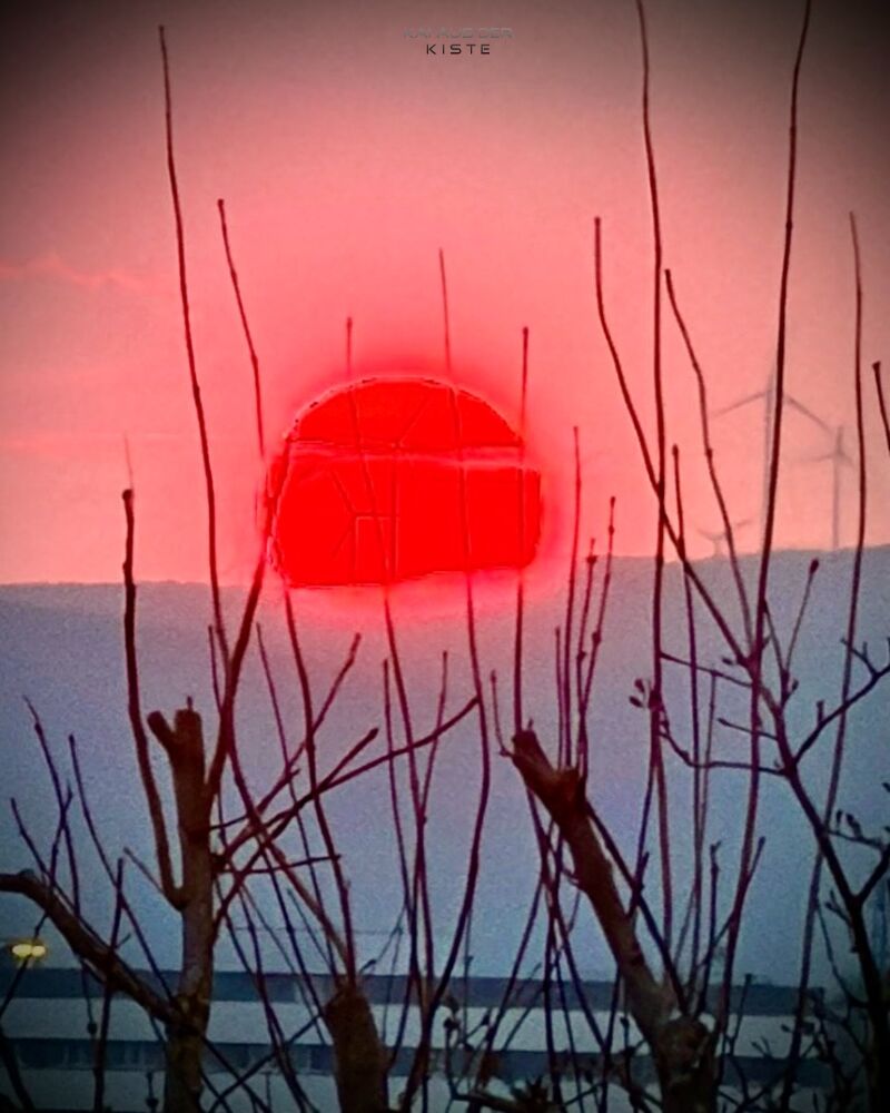 Sonnenuntergang am 21.03.26 über Rüdesheim von Ingelheim am Rhein gesehen Sonnenuntergang am 21.03.26 über Rüdesheim von Ingelheim am Rhein gesehen